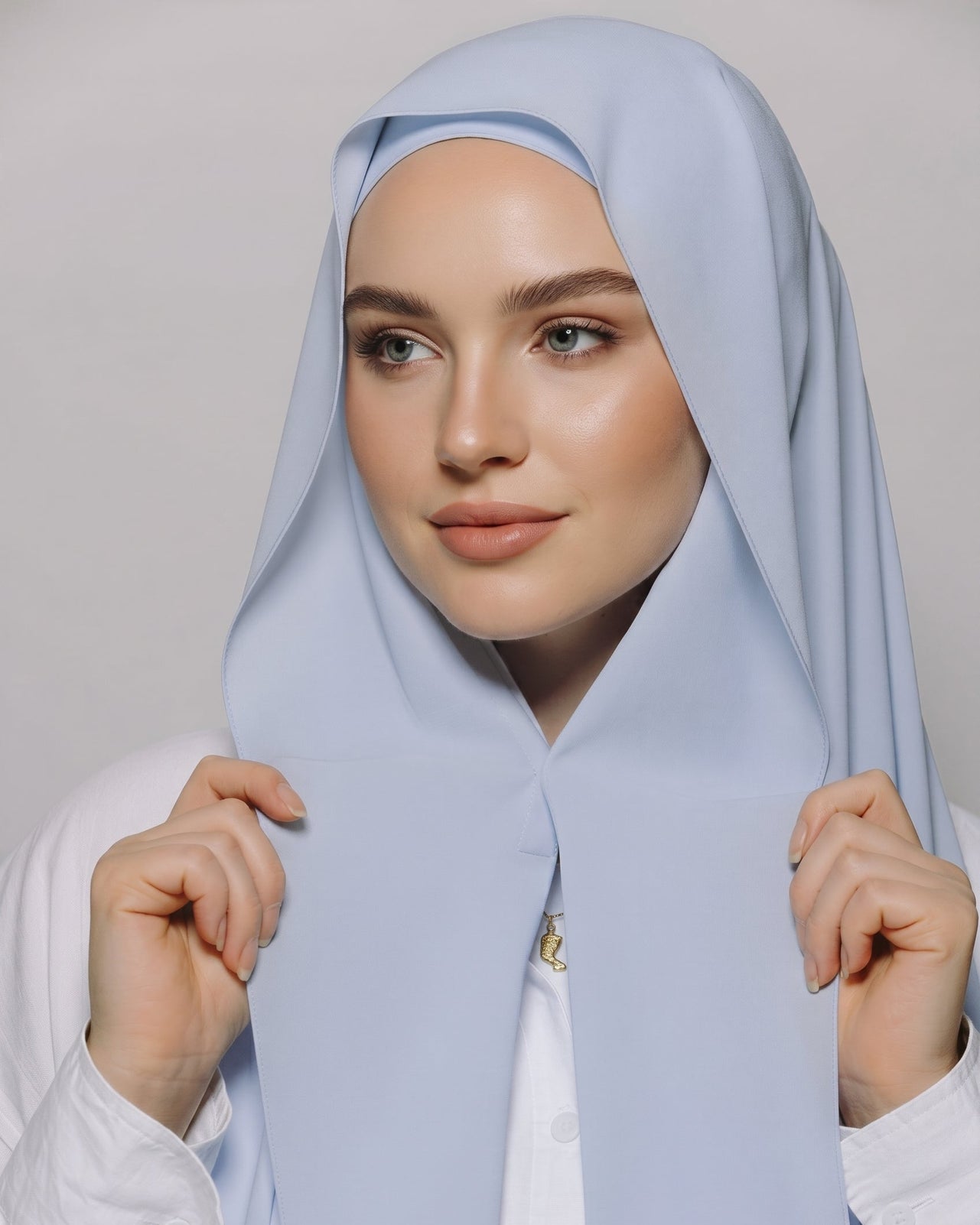 OCEAN BLUE JERSEY HIJAB