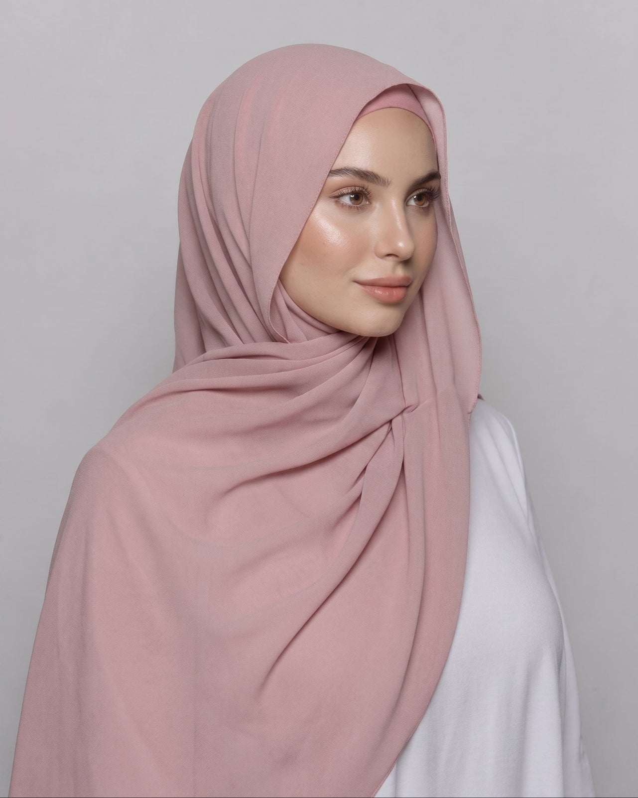 BLUSH PINK JERSEY HIJAB